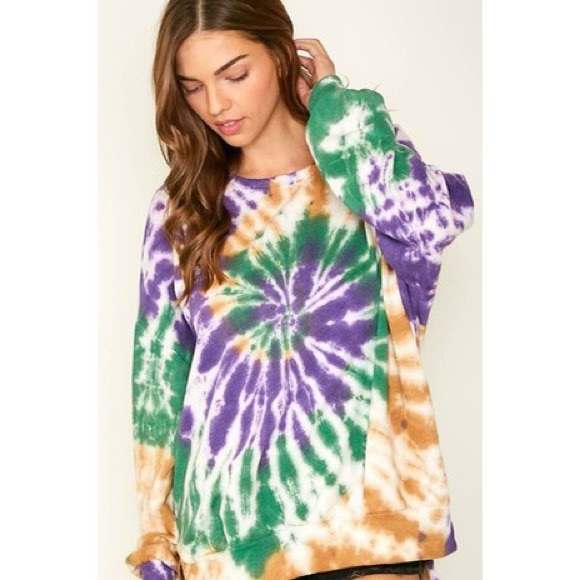 fantastic fawn tie dye sweatshirt